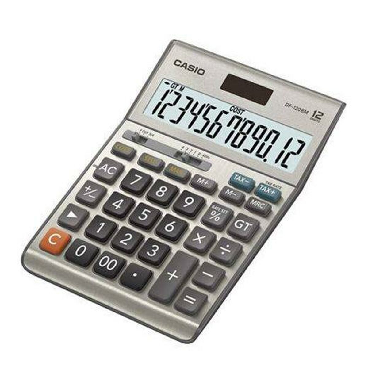 Calculadora Casio DF-120BM Preto/Cinzento
