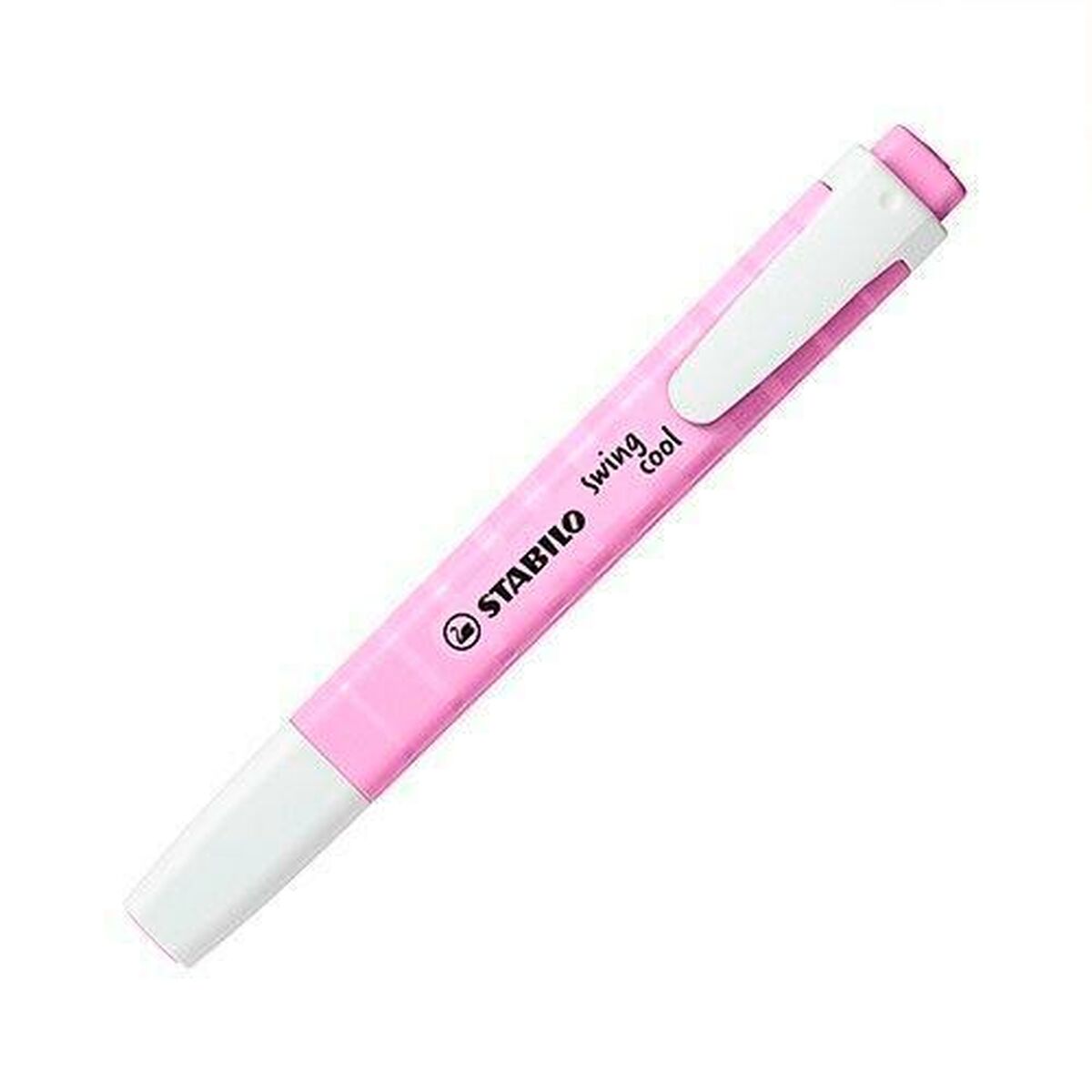 Marcador Fluorescente Stabilo Swing Cool Fúcsia 10 Peças