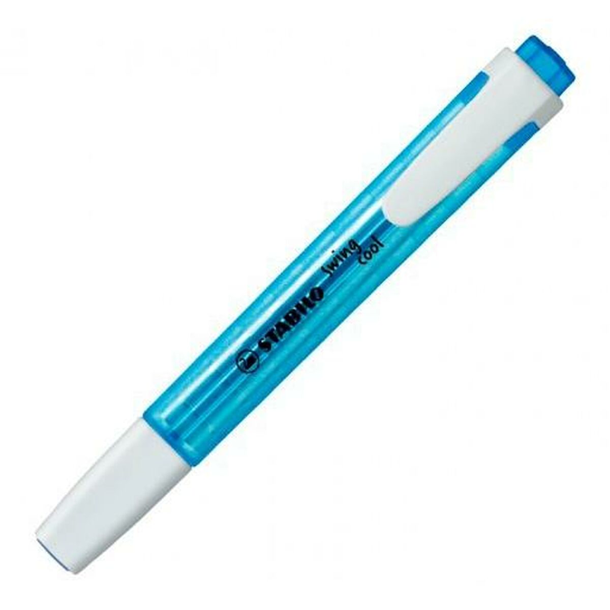 Marcador Fuorescente Stabilo Swing Cool Azul 3 Peças 10 Peças