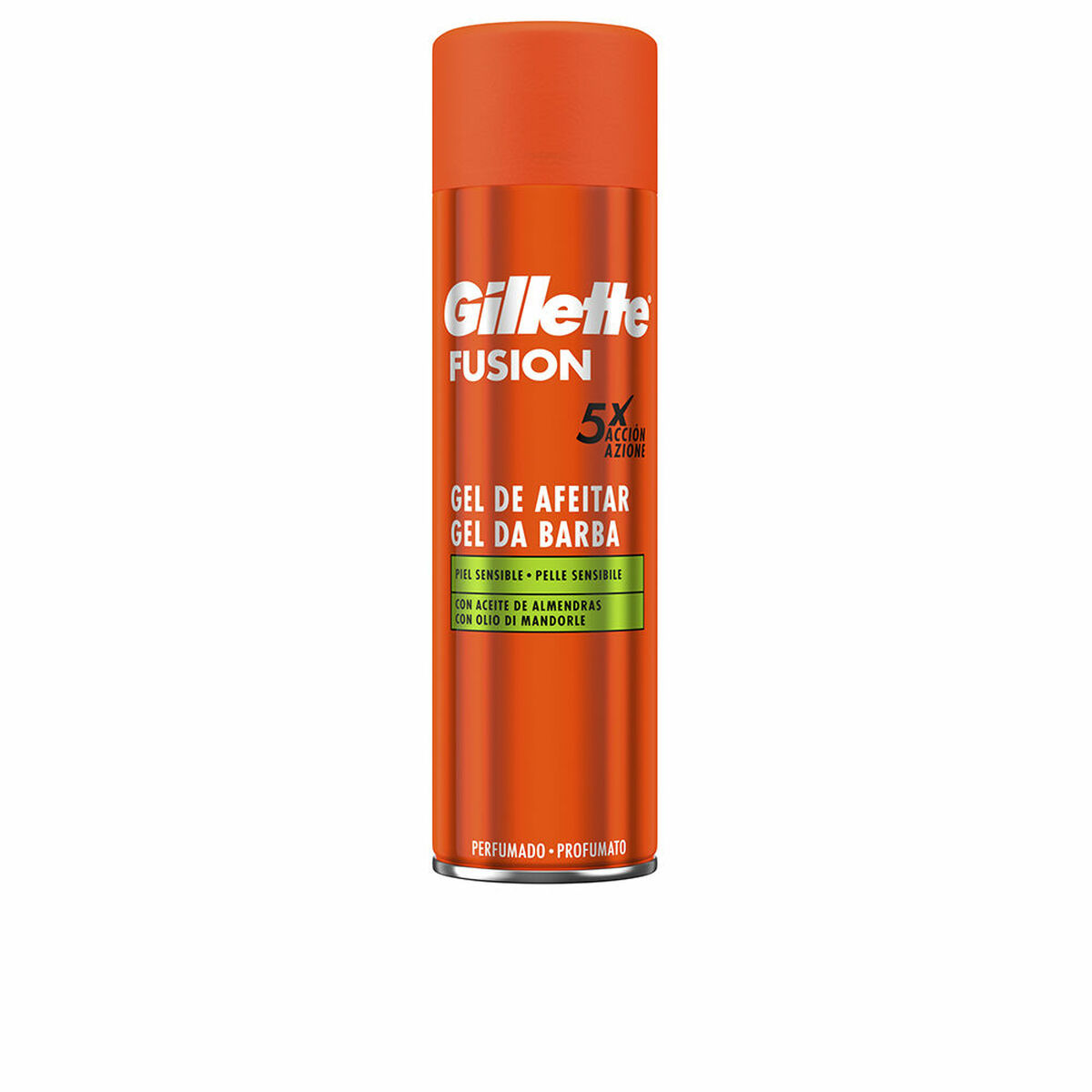 Gel de Barbear Gillette Fusion 200 ml Pele sensível
