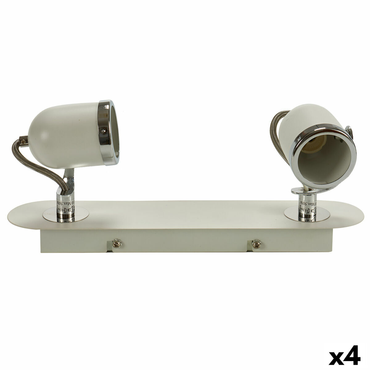 Candeeiro de teto Grundig Branco Metal 50 W 8 x 13 x 31 cm GU10 (4 Unidades)