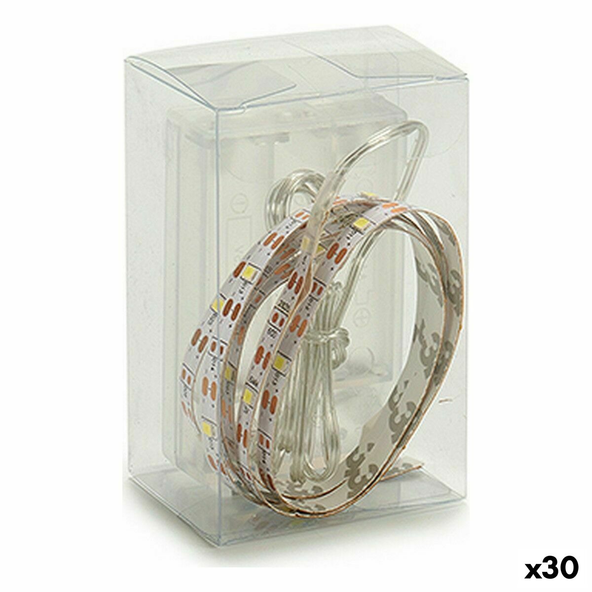 Tiras LED Gift Decor Branco 1 m (30 Unidades)
