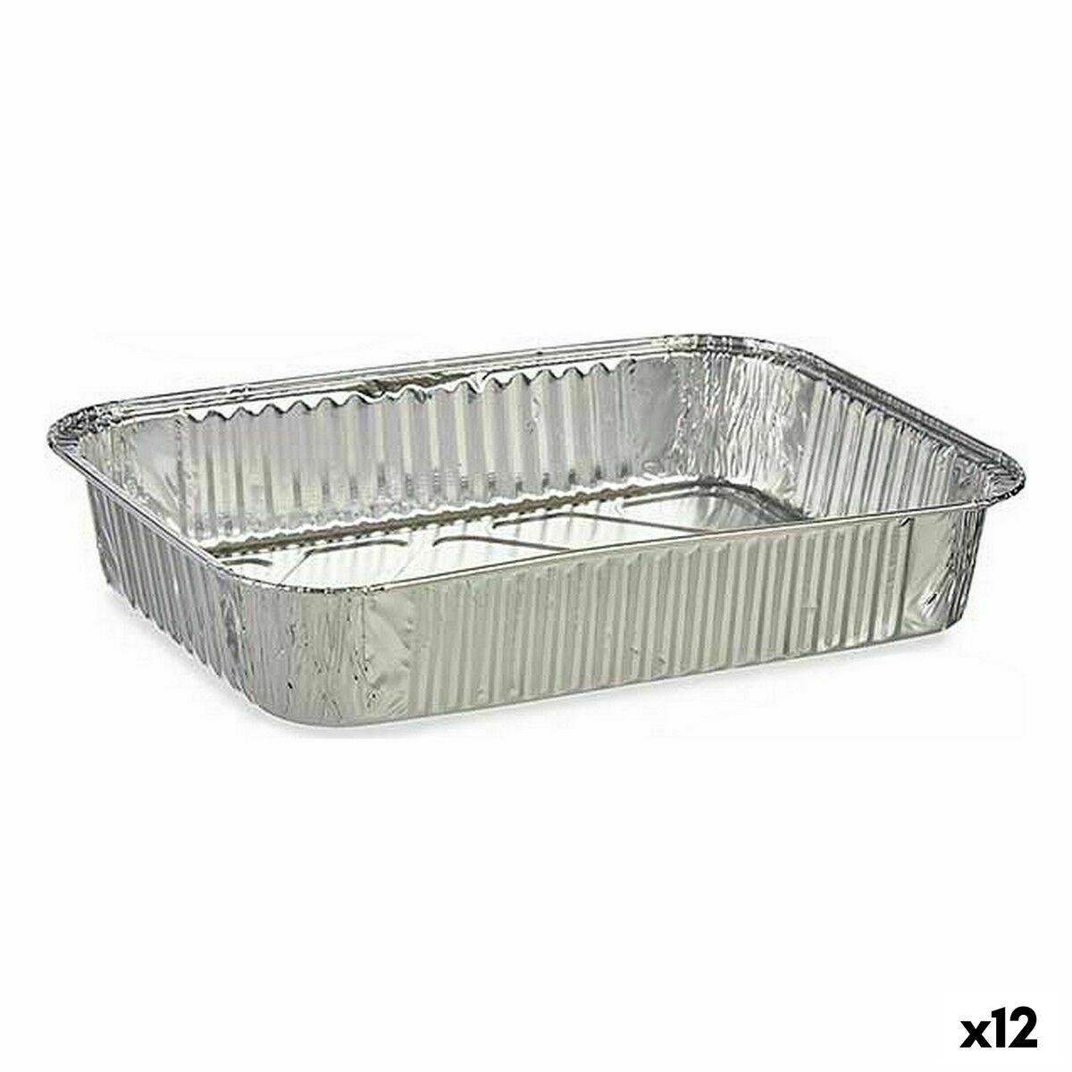 Conjunto de tabuleiros para alimentos Kinvara Descartável 12 Unidades
