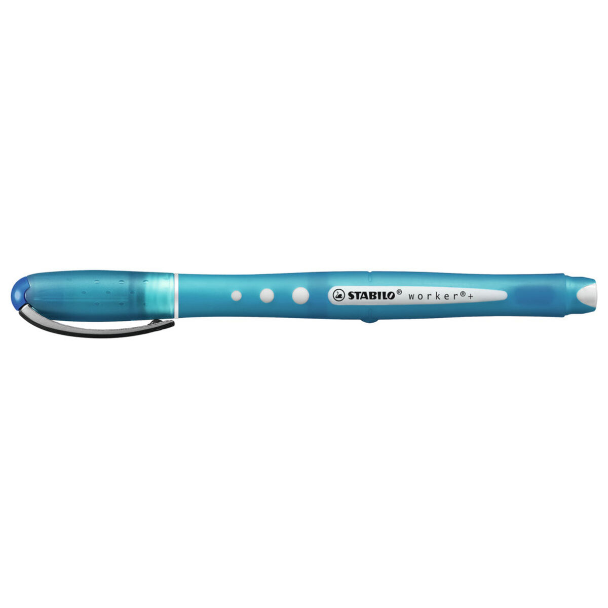 Esferográfica de tinta líquida Stabilo Worker+ Azul 0,5 mm (10 Unidades)