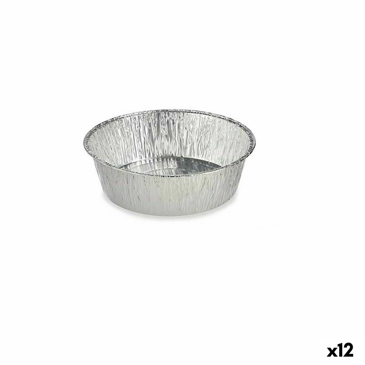 Conjunto de tabuleiros para alimentos Kinvara Descartável Redondo 12 Unidades