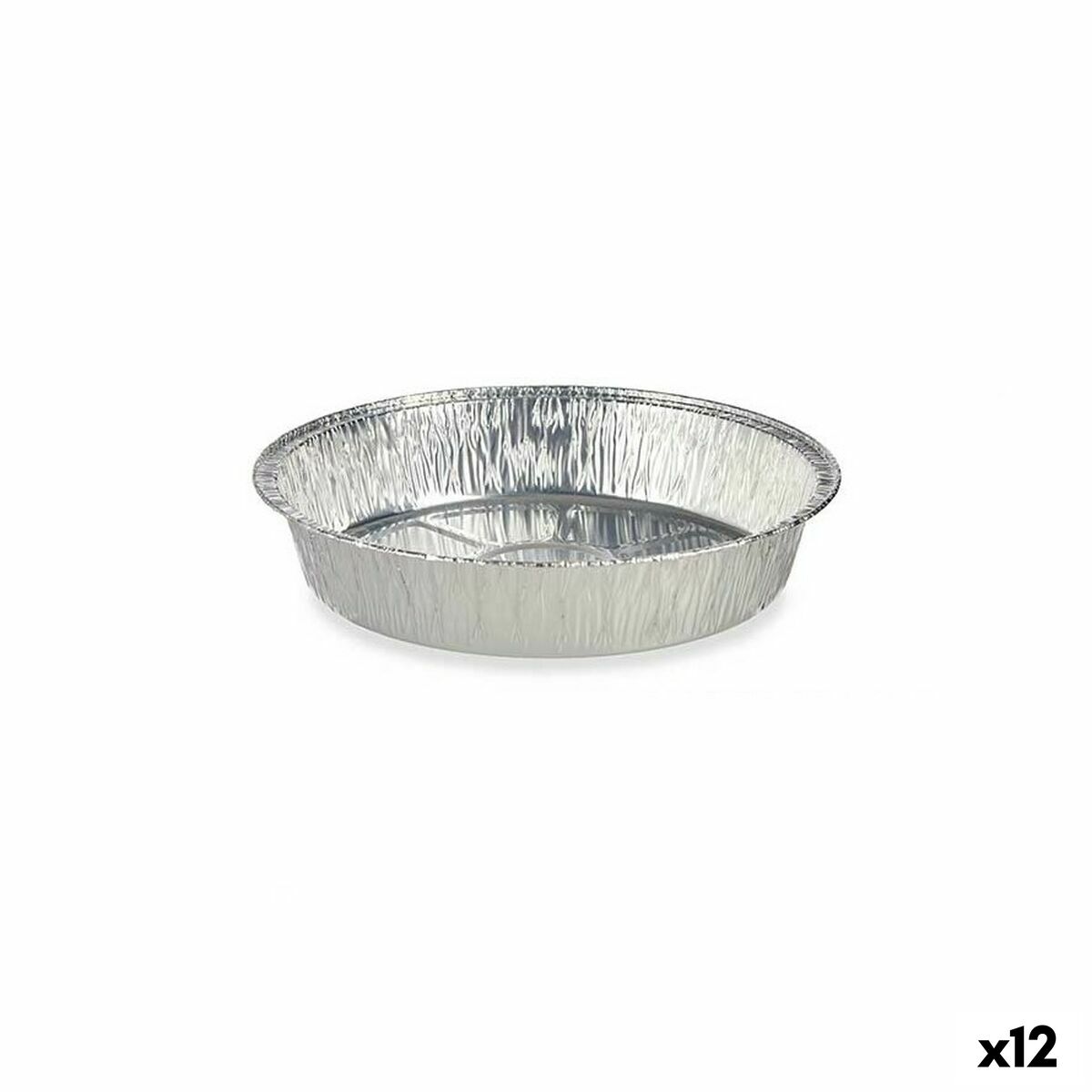 Conjunto de tabuleiros para alimentos Kinvara Descartável Redondo 12 Unidades