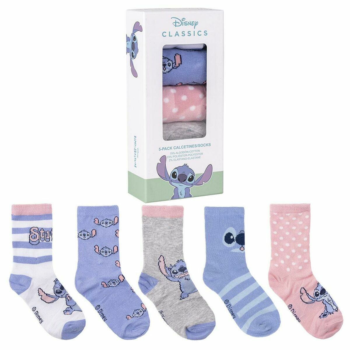 Meias Stitch 5 Peças