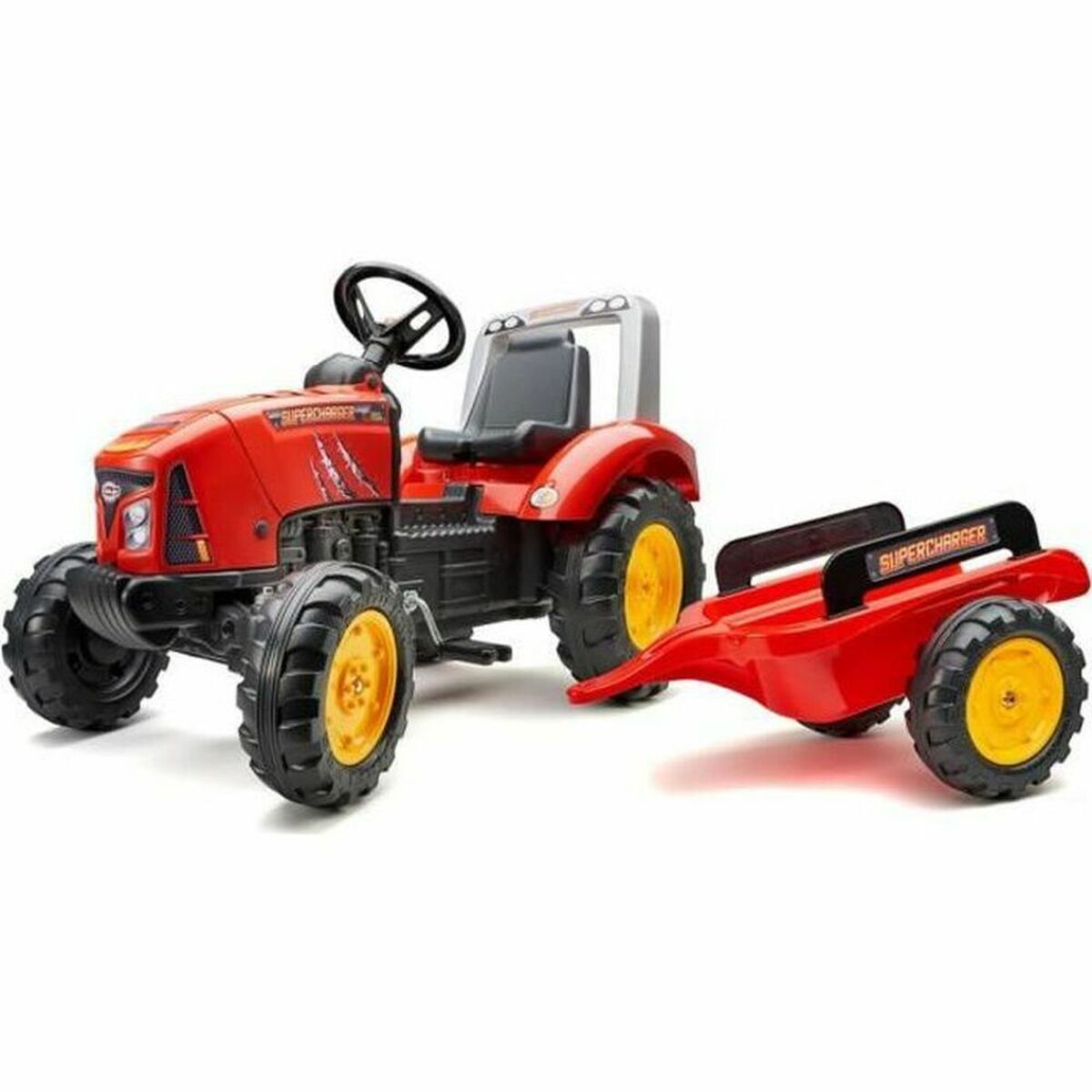 Trator a Pedais Falk Supercharger 2020AB Vermelho