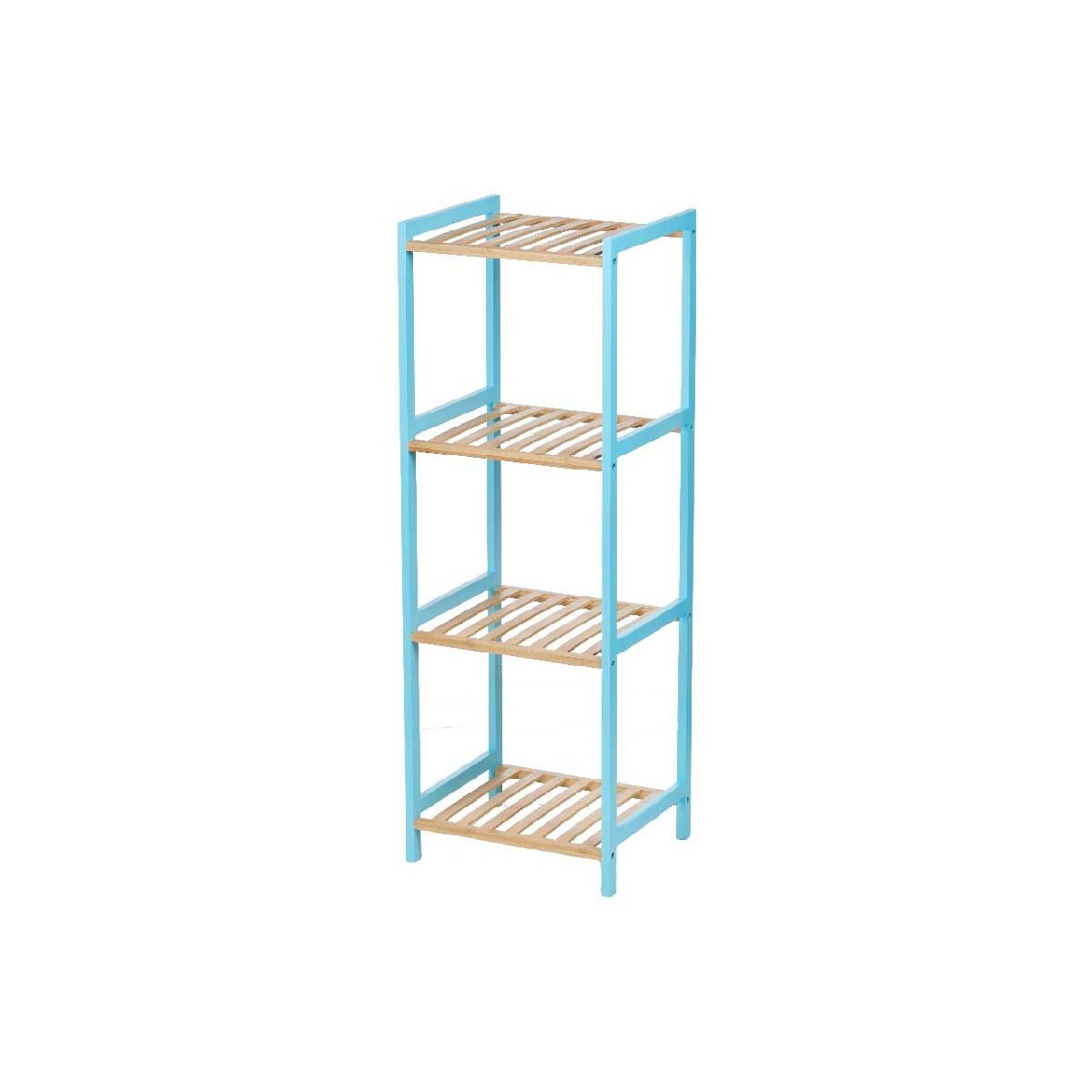 Prateleira de Casa de Banho Berilo Azul Natural 35 x 30 x 100 cm 35,2 x 100,2 x 30,2 cm