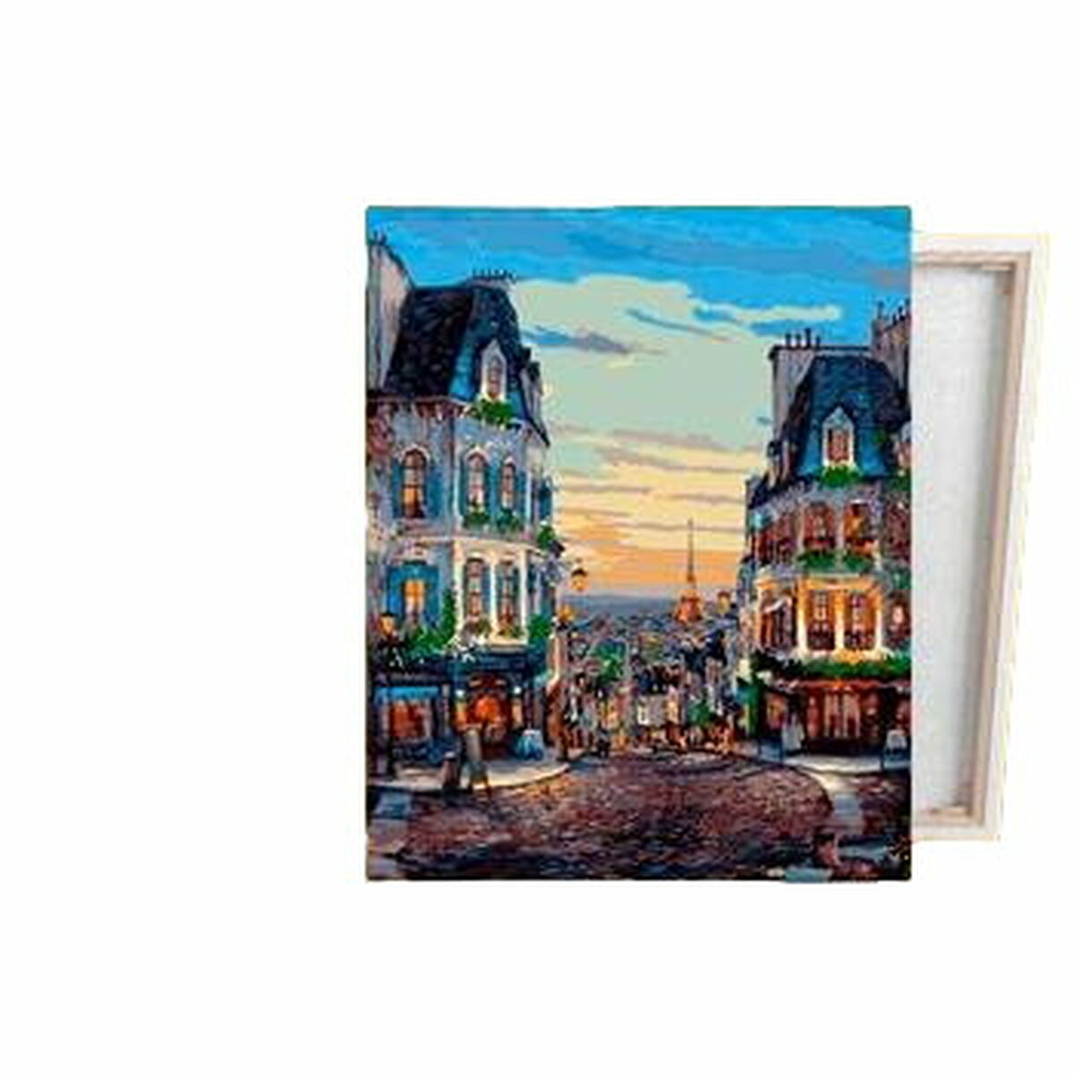 Conjunto de pintura por números Alex Bog Quartier Montmatre Paris 40 x 50 cm