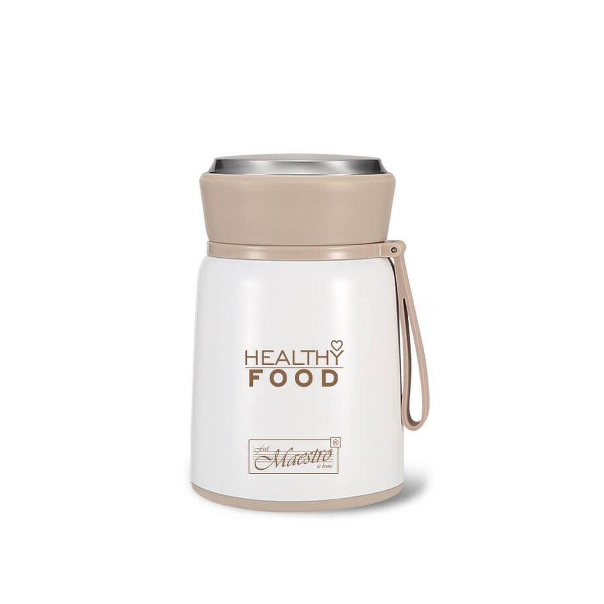 Termo Feel Maestro MR-1646-53 Branco Ecru Aço inoxidável Plástico/Aço inoxidável 530 ml