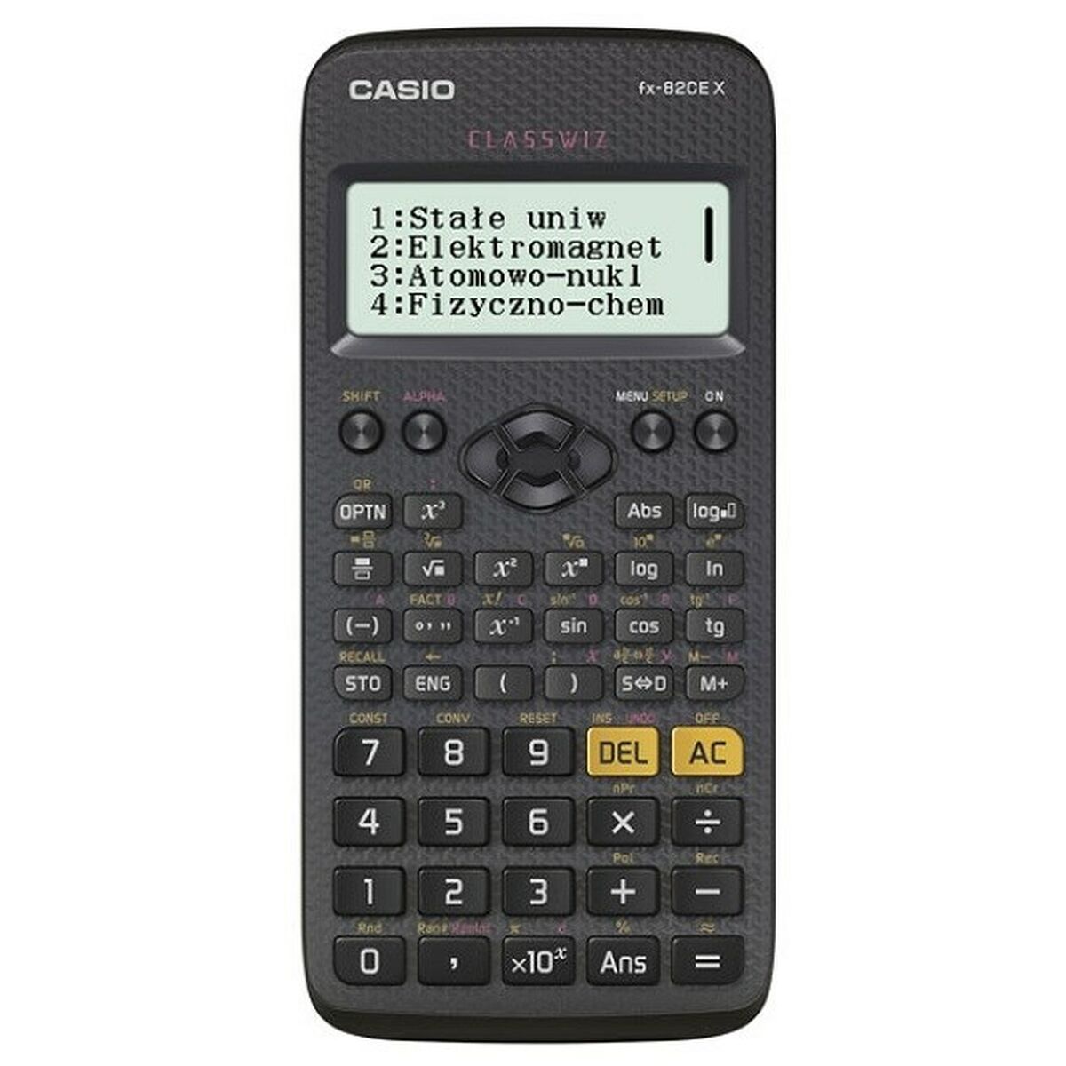Calculadora Científica Casio FX-82CEX Preto 7 x 16,5 x 14 cm