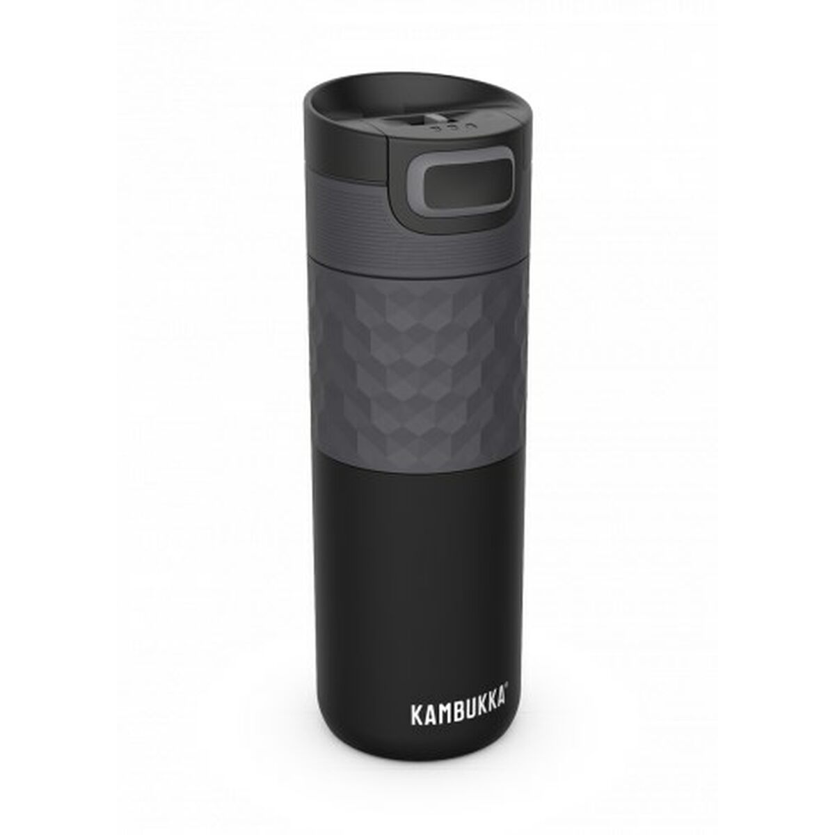 Termo Kambukka Etna Preto Aço inoxidável 500 ml