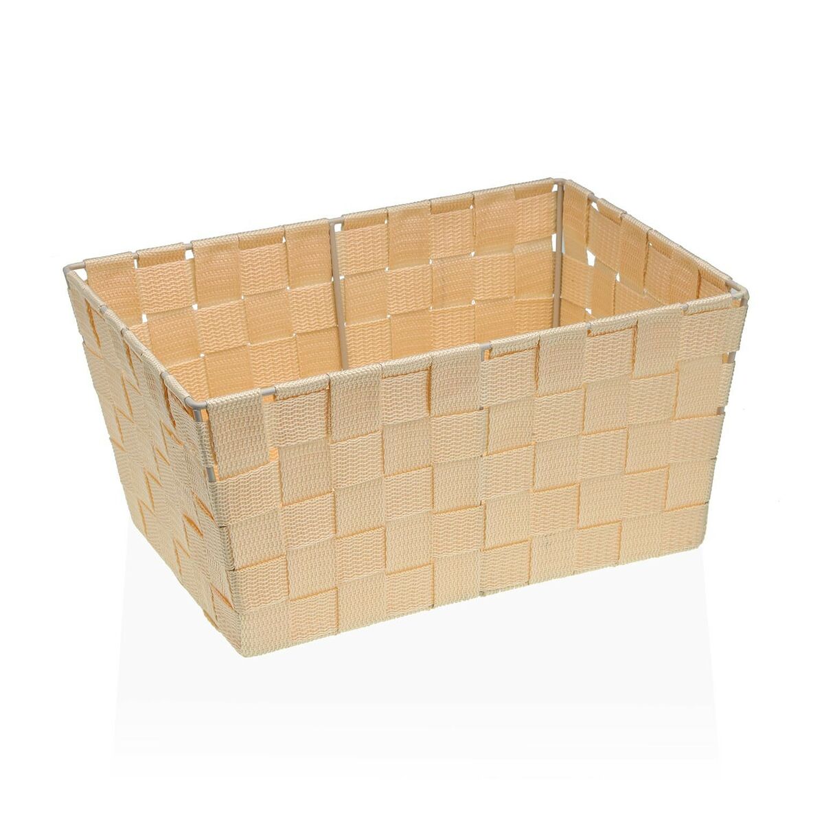 Cesta Multiusos Versa 20 x 15 x 30 cm Bege