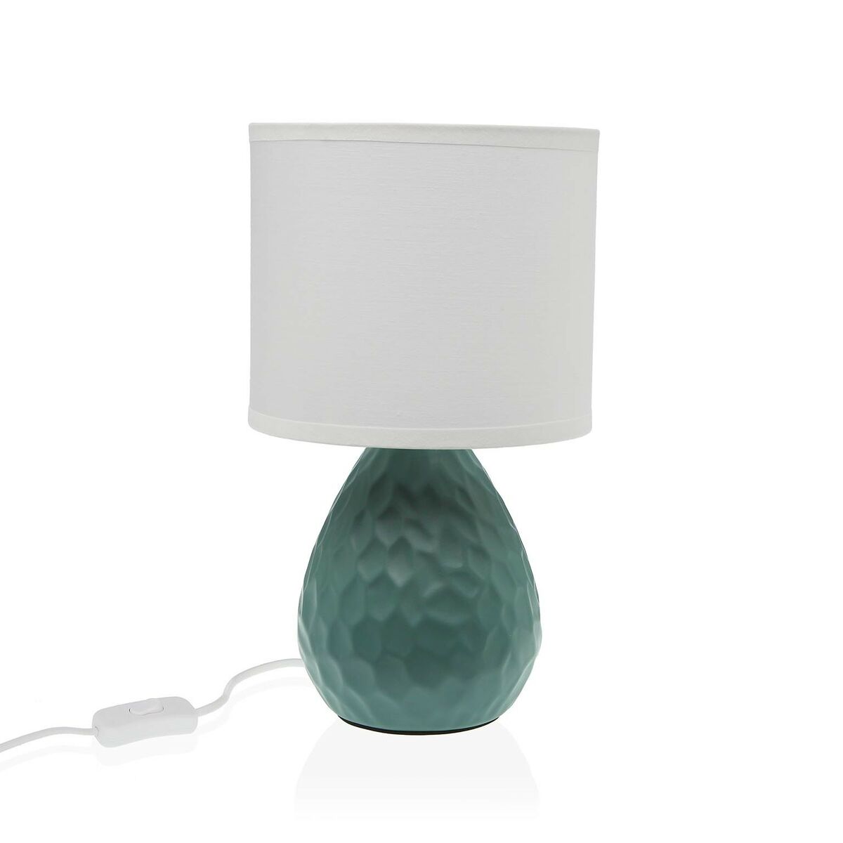 Lâmpada de mesa Versa Verde Branco Cerâmica 40 W 15,5 x 27,5 cm
