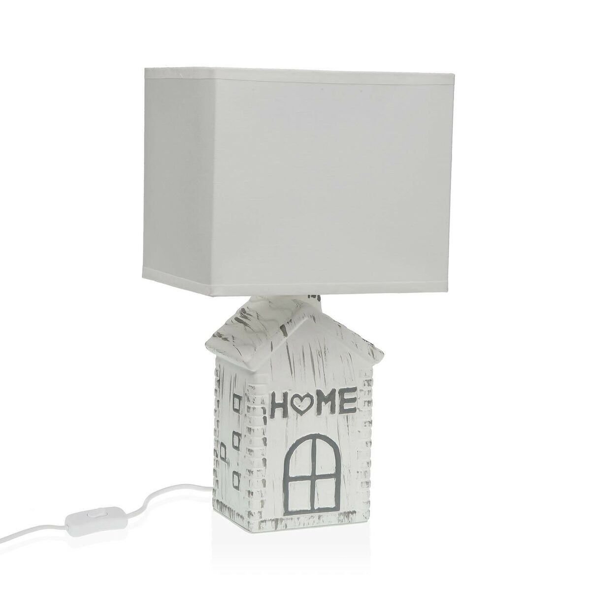 Lâmpada de mesa Versa Branco Cerâmica 40 W 64,1 x 36,5 cm