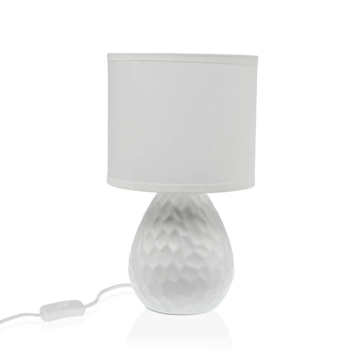 Lâmpada de mesa Versa Branco Cerâmica 40 W 15,5 x 27,5 cm