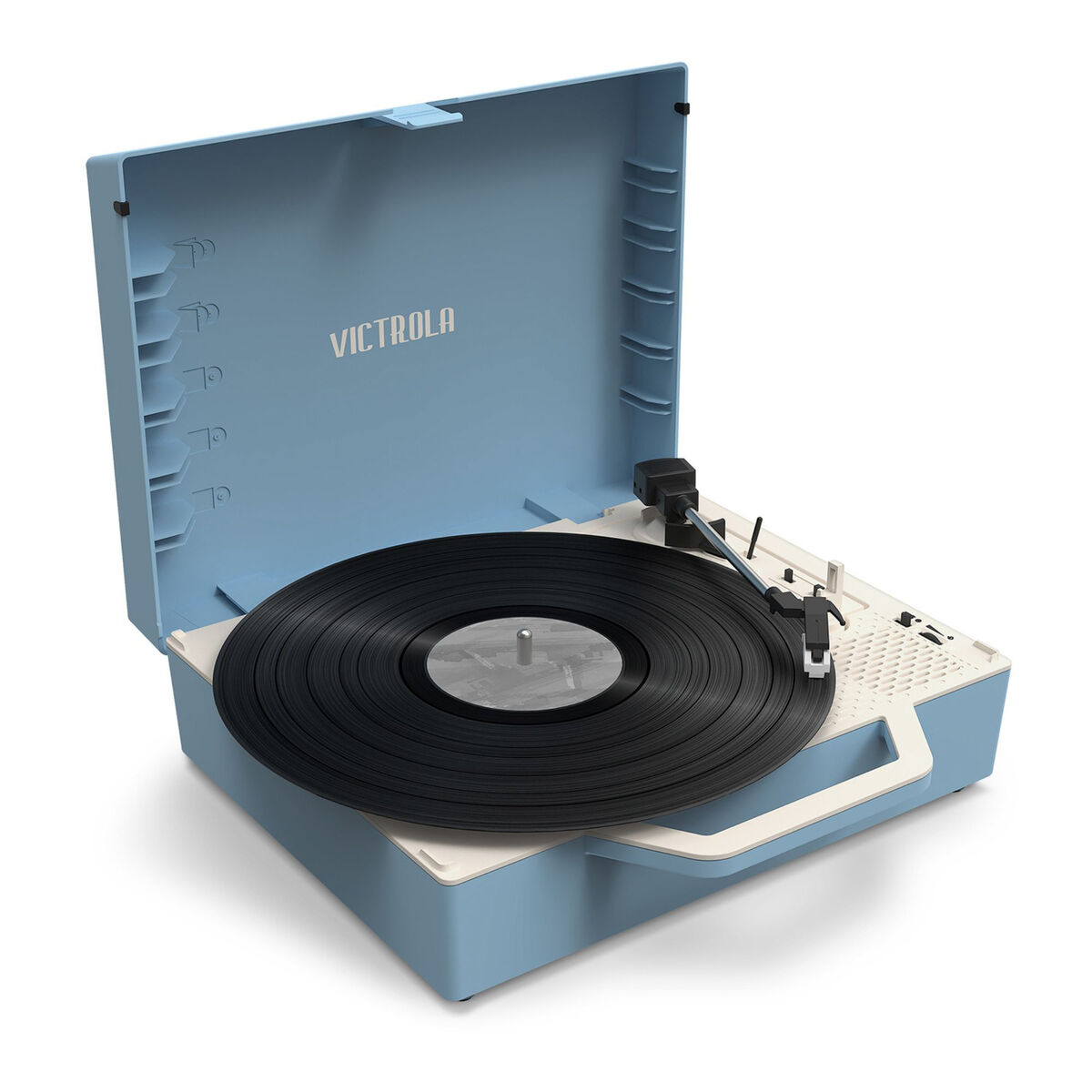 Jukebox Victrola Re-Spin Azul