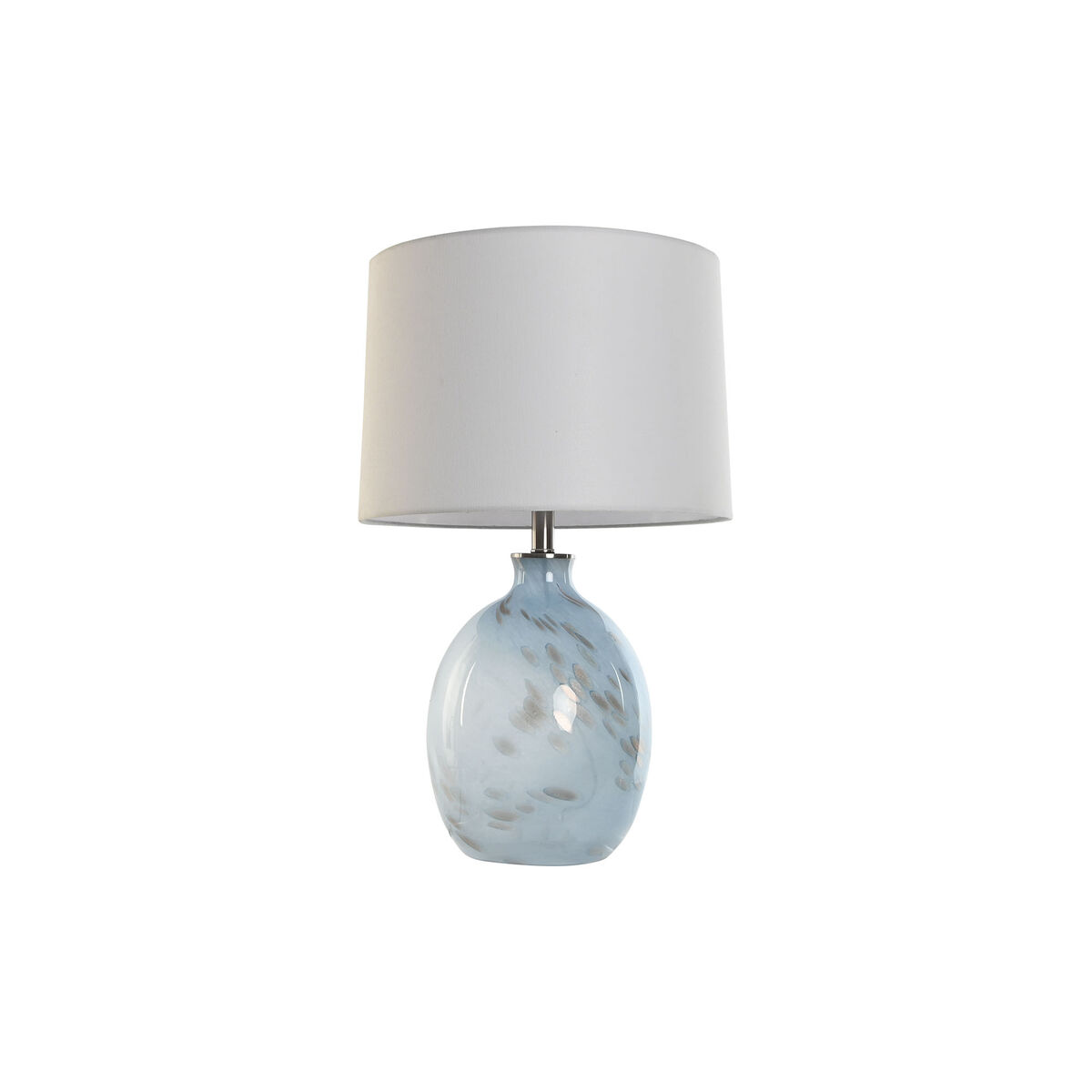 Lâmpada de mesa Home ESPRIT Azul Branco Cristal 50 W 220 V 40 x 40 x 66 cm