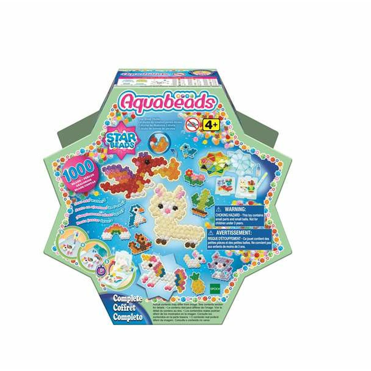 Missangas Aquabeads Multicolor 1000 Peças (1 Unidade)