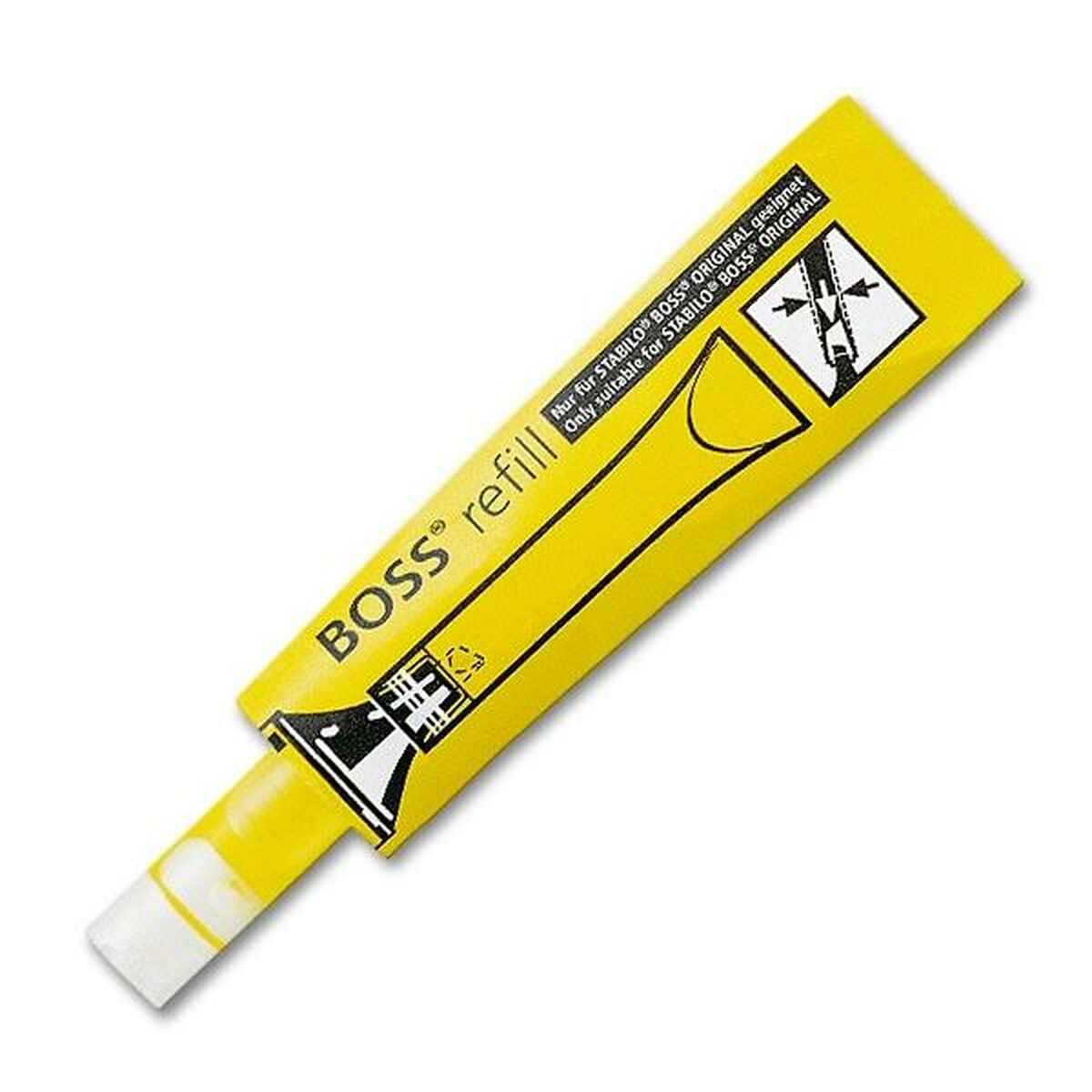 Marcador Fuorescente Stabilo Boss Amarelo Marcador Fluorescente 20 Peças
