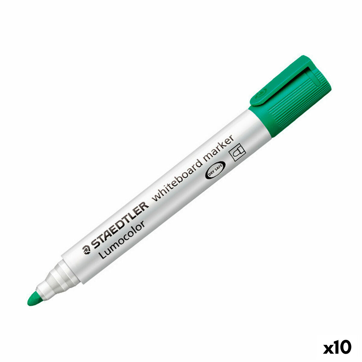 Marcador para Quadro Staedtler Lumocolor Ardósia branca 8 Peças Verde (10 Unidades)