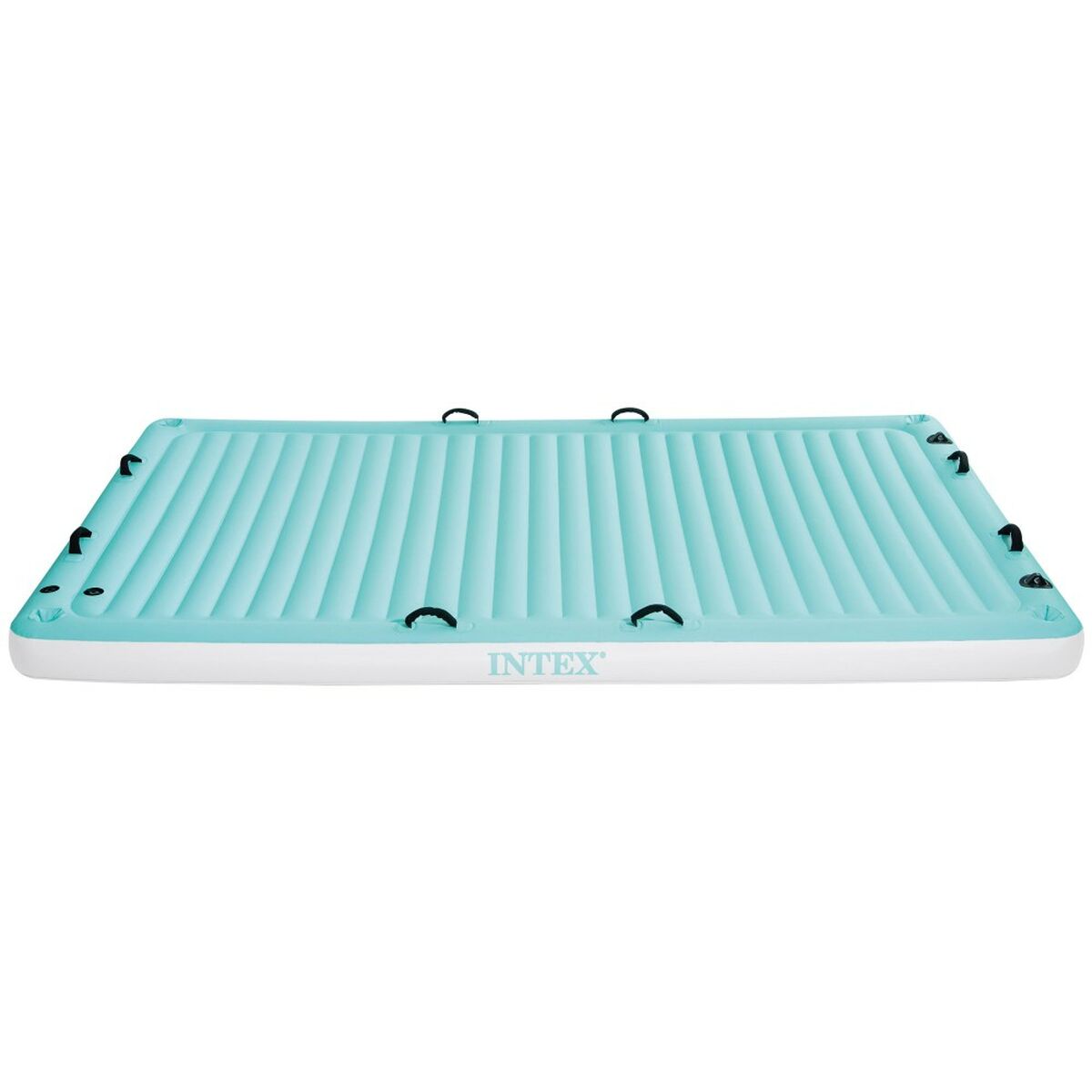 Flutuador Insuflável Intex Manta Branco Turquesa 310 x 18 x 183 cm