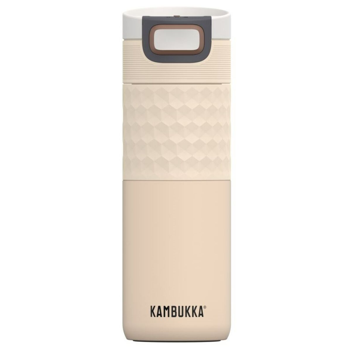 Termo Kambukka Etna Grip Barely Bege Aço inoxidável 500 ml