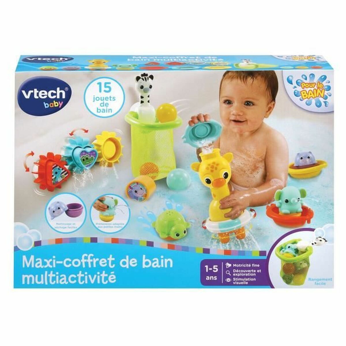 Brinquedos Para o Banho Vtech Baby Coffret De Bain Multi-Activité (FR)