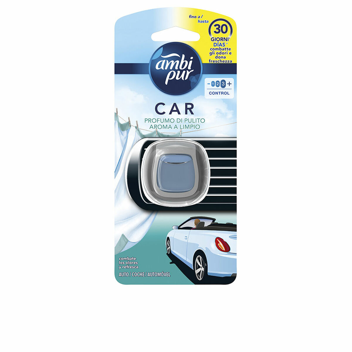 Ambientador Para Automóveis Ambi Pur Car Ar limpo 125 g