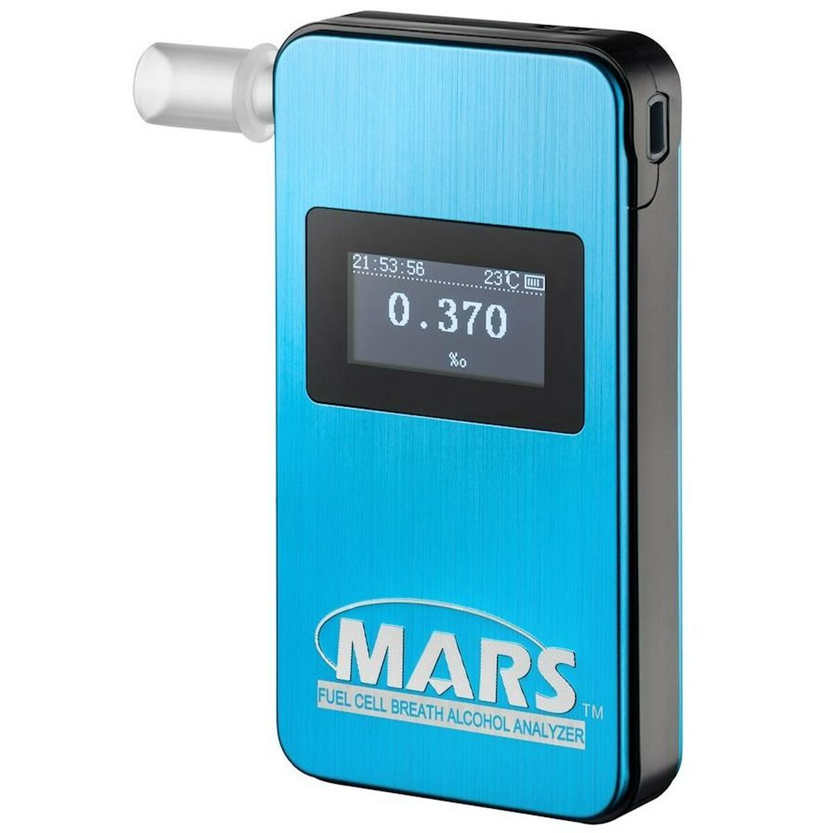 Alcoolímetro digital Alcovisor Mars Azul