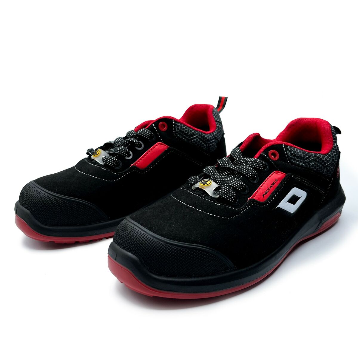 Calçado de Segurança OMP PRO URBAN S3 SRC Preto/Vermelho Vermelho (36)