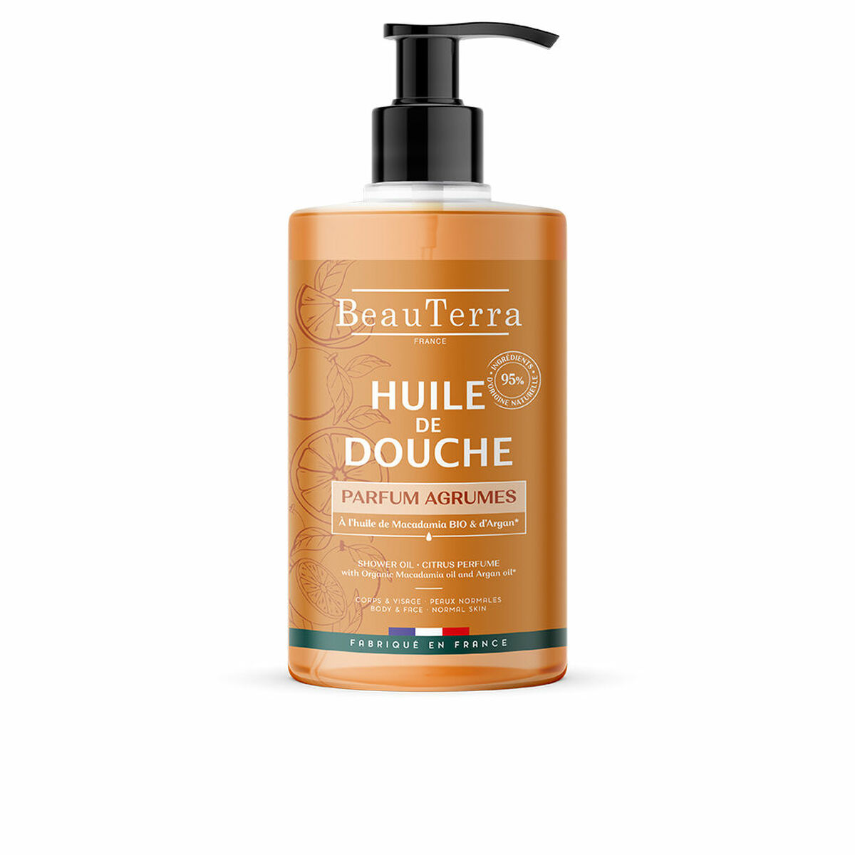 Óleo de Duche Beauterra 750 ml Cítrico