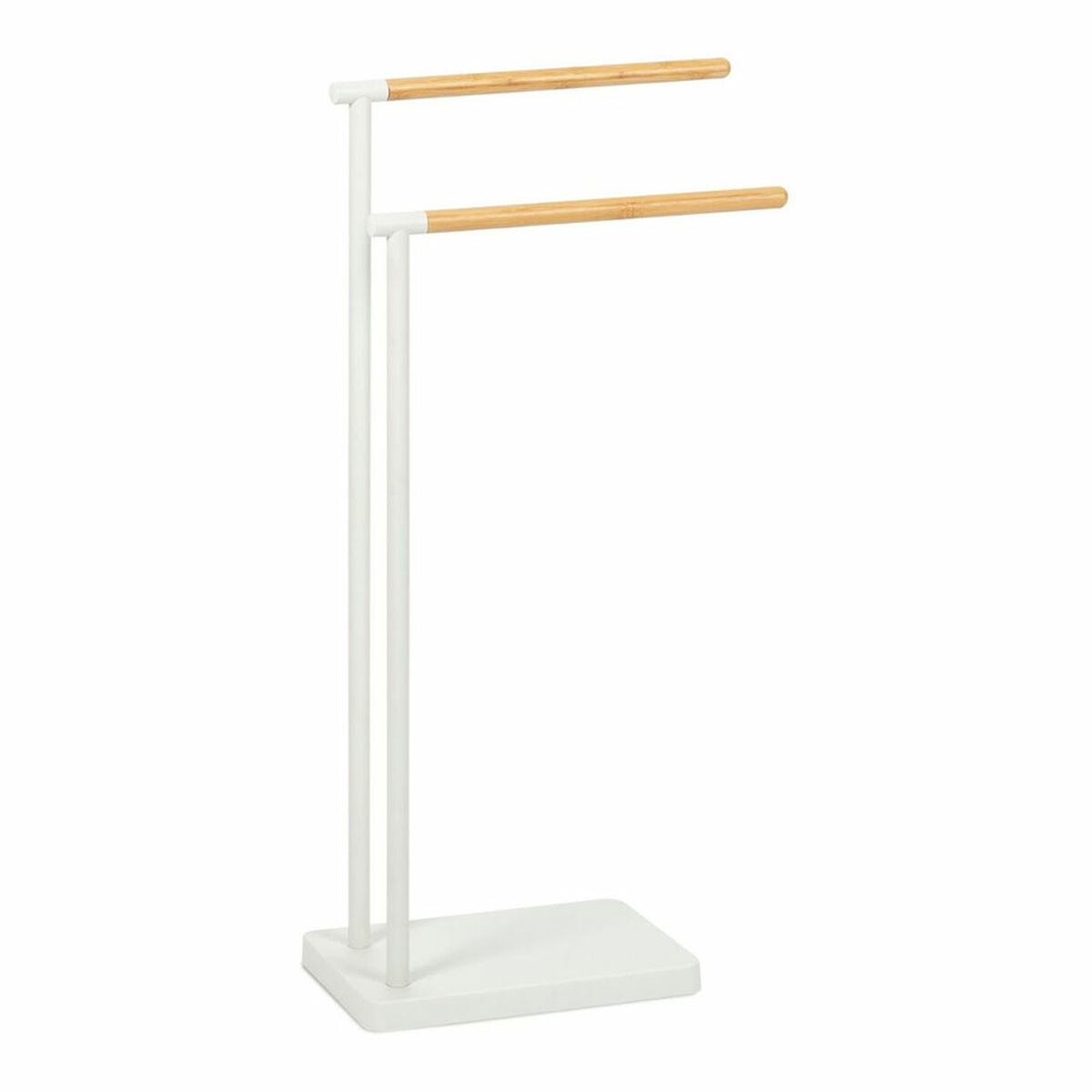 Toalheiro de Pé Andrea House ba72128 Branco Metal 30 x 20 x 78 cm