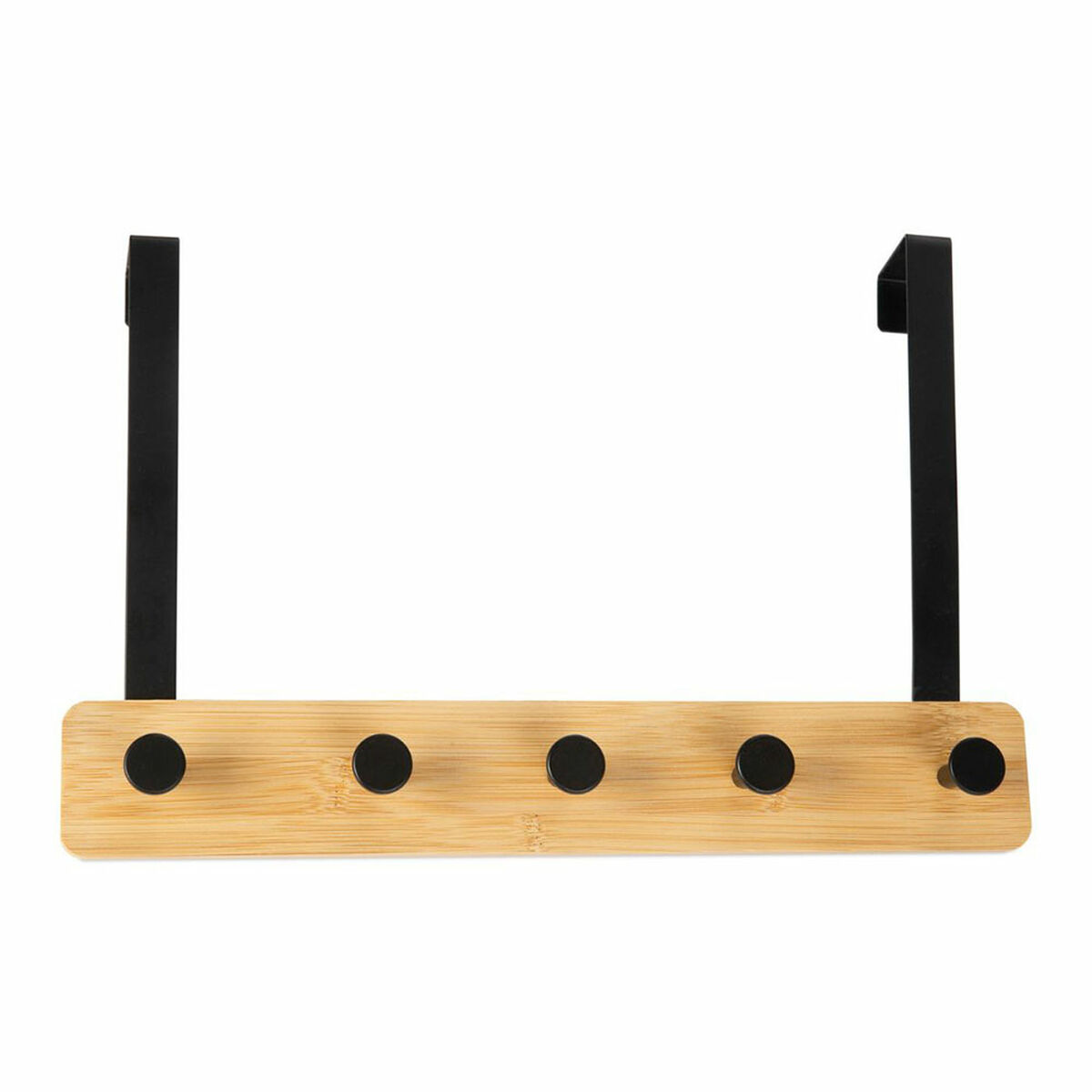 Ganchos para Portas Andrea House ax72099 Preto Metal 38 x 25 cm