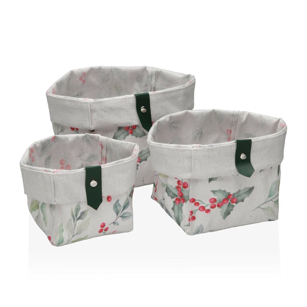 Conjunto de Cestas Versa Acebo 14 x 14 x 14 cm