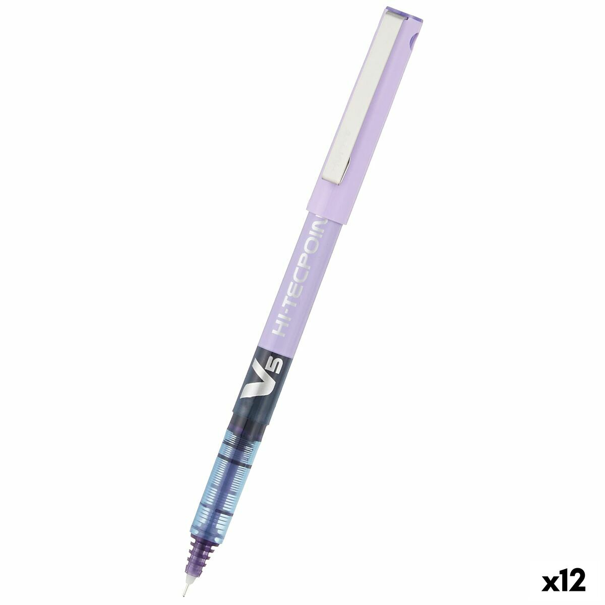 Esferográfica de tinta líquida Pilot V-5 Hi-Tecpoint Violeta 0,3 mm (12 Unidades)