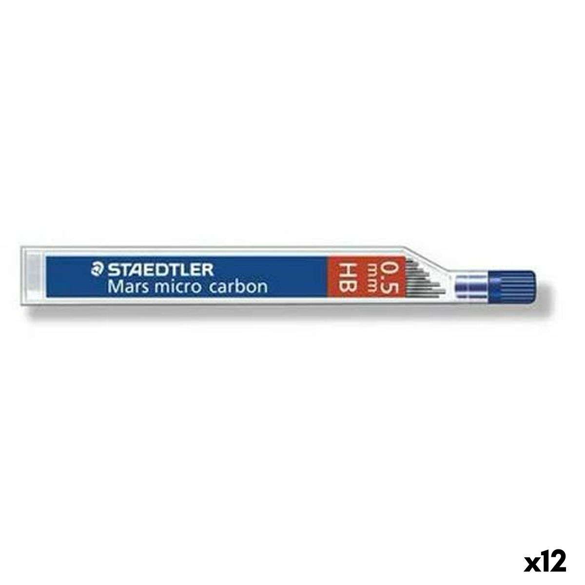 Recarga de mina Staedtler Mars Micro Carbon 0,5 mm (12 Unidades)