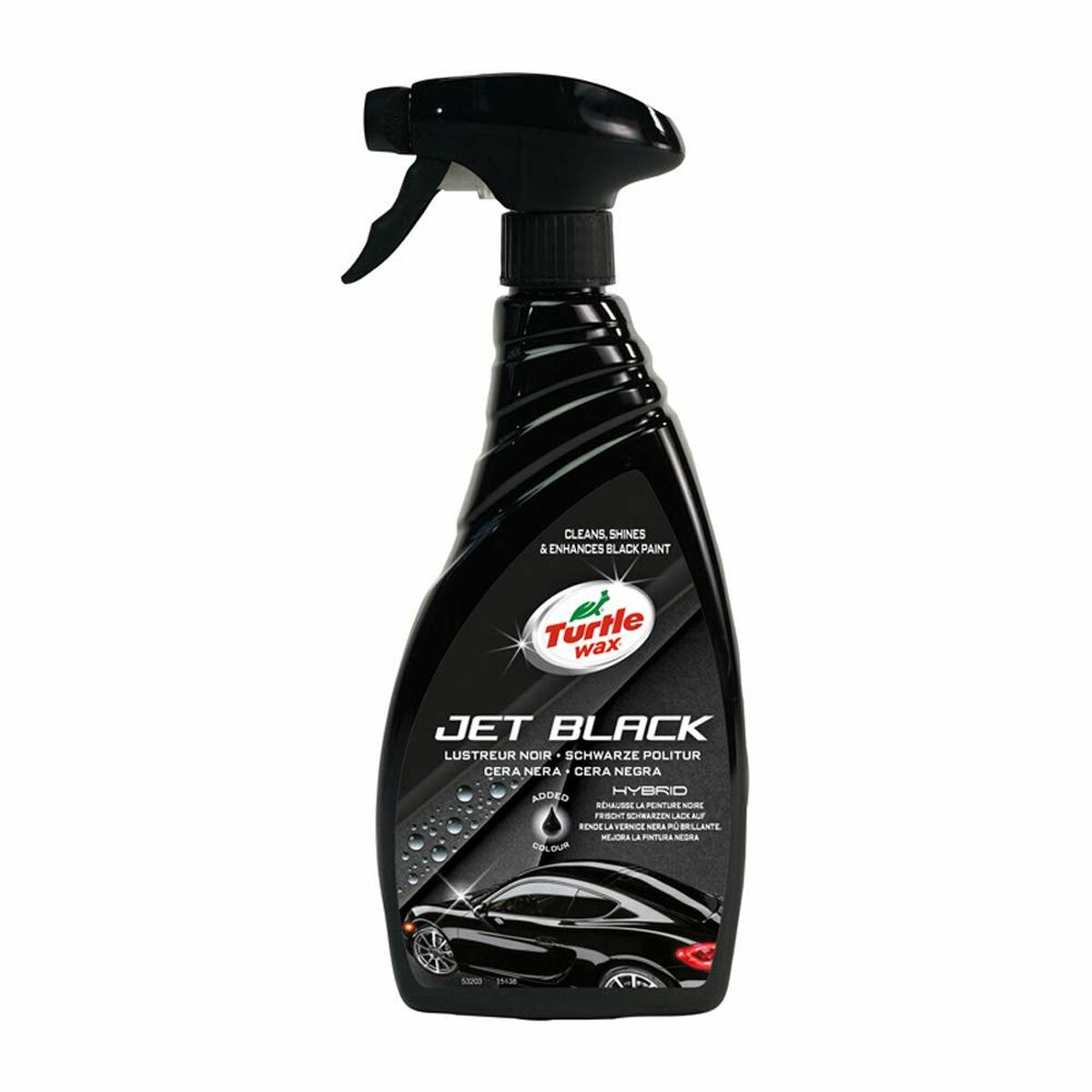 Cera para automóvel Turtle Wax TW53203 JET BLACK 500 ml Quadro negro
