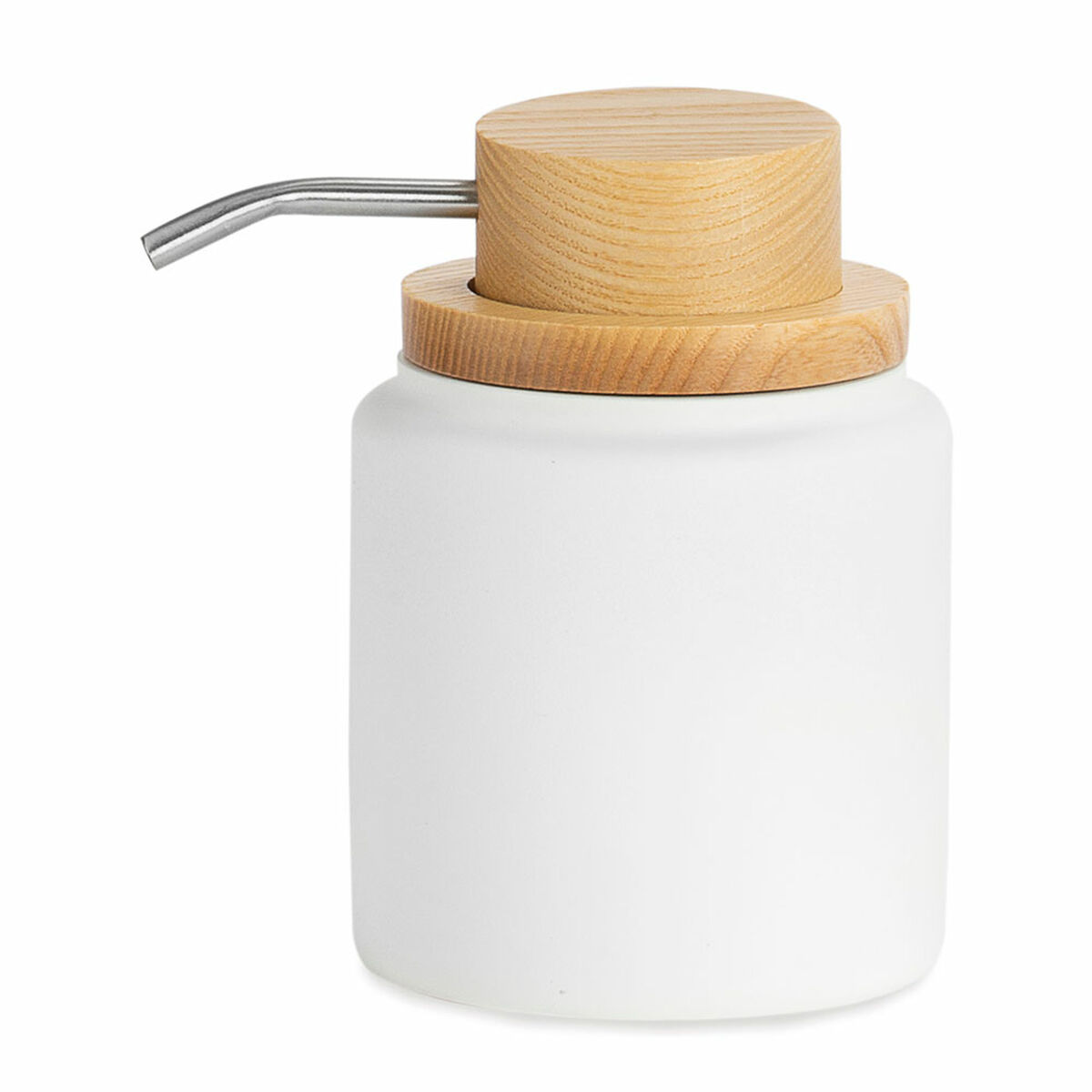 Dispensador de Sabão Andrea House ba22084 Poliresina Tramazeira Branco 300 ml