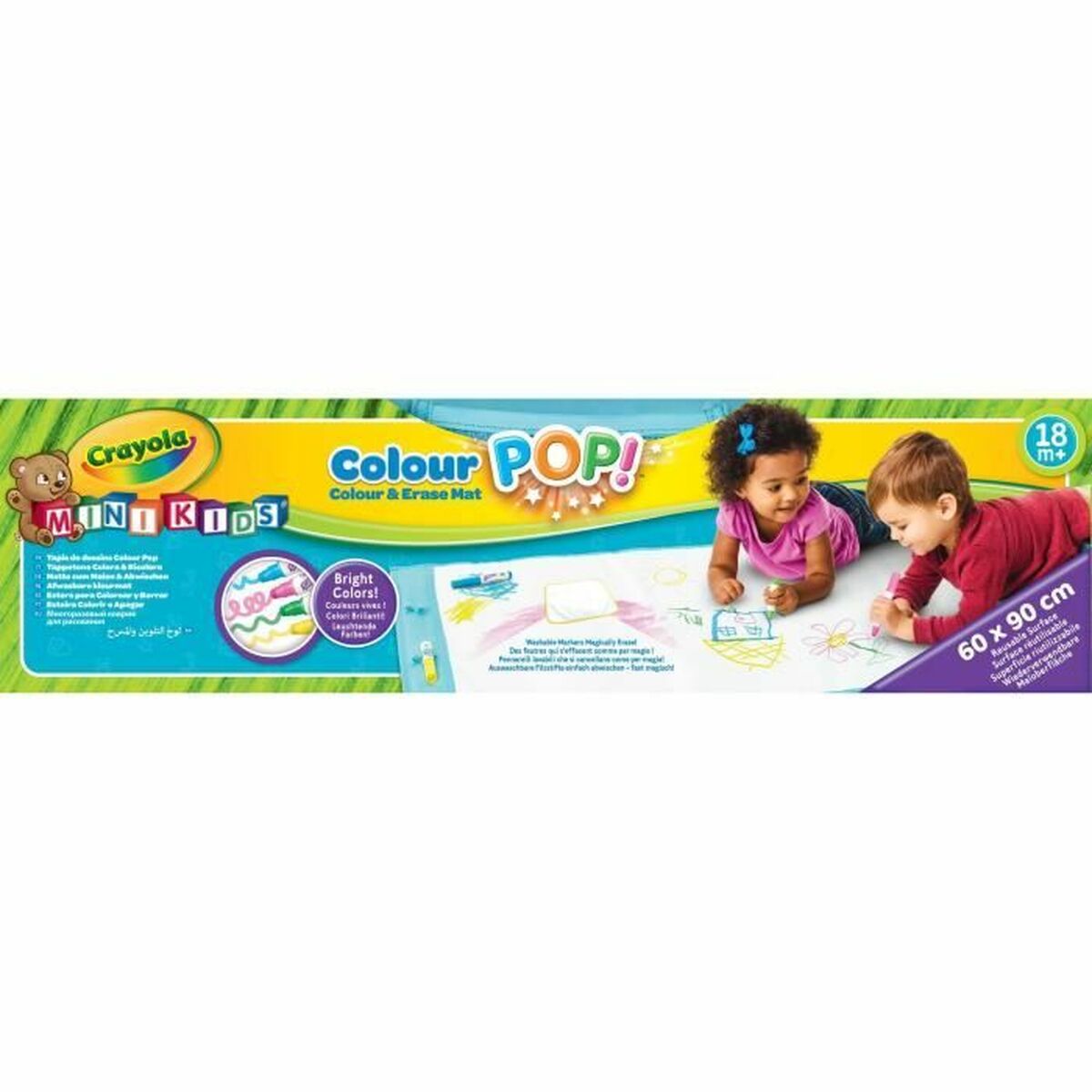 Têmperas Goliath Color Pop Drawing Mat Branco (6 Peças)