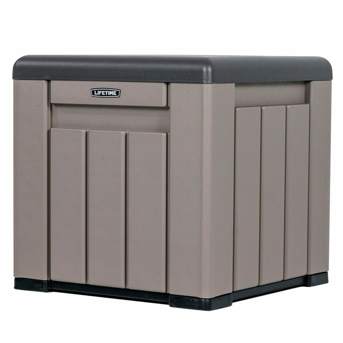 Caixa de Armazenagem com Tampa Lifetime Cinzento 51,2 x 51,2 x 50,8 cm
