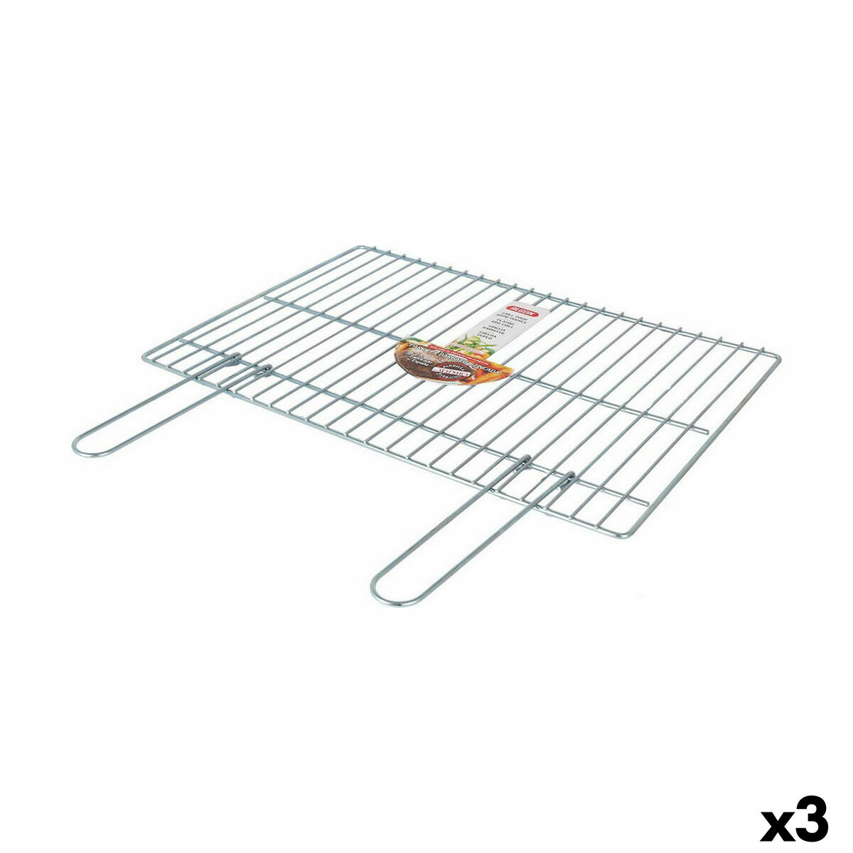 Grelhador Algon Algon Churrasco 68 x 40 cm (3 Unidades)