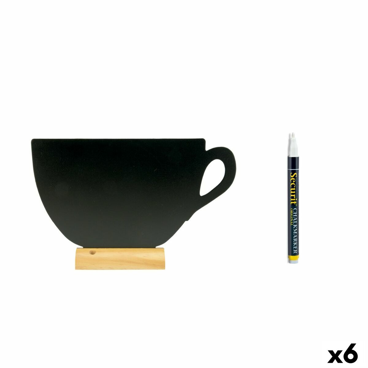 Ardósia Securit Com suporte Kop 21,3 x 33,5 x 6 cm