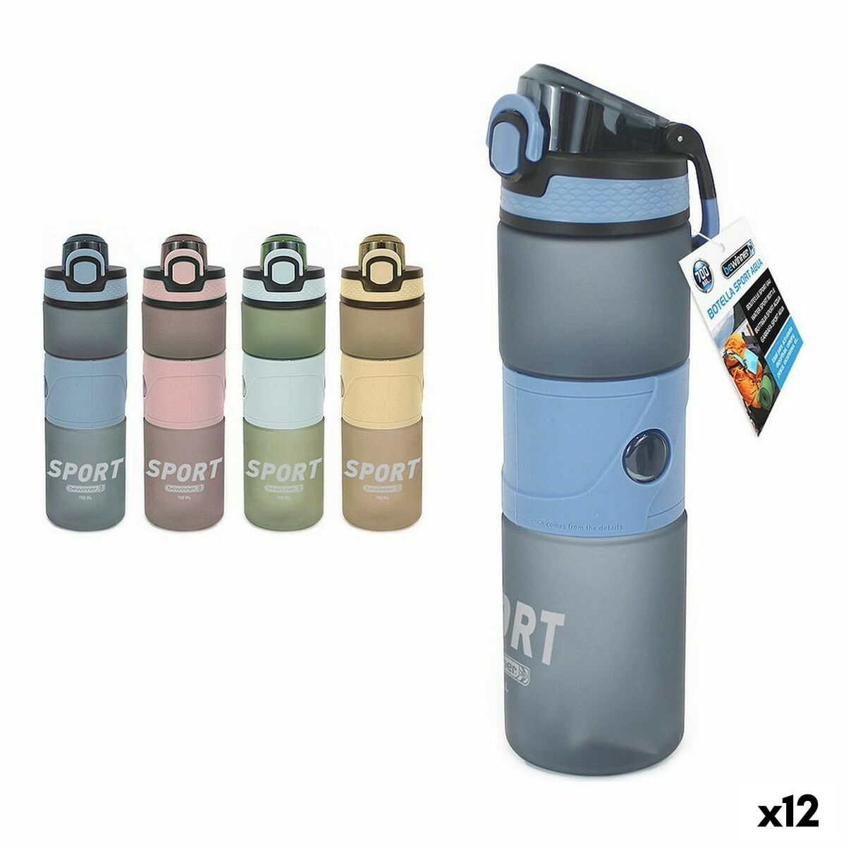 Cantil Bewinner 700 ml 7 x 26,5 cm (12 Unidades)