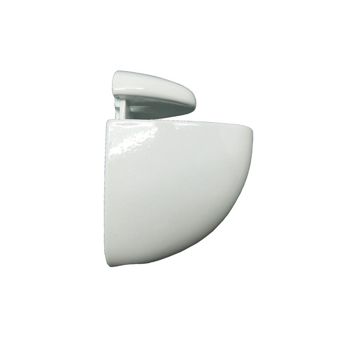 Suportes para prateleiras Micel SP08 Branco Zamak 42 x 53 mm (2 Unidades)