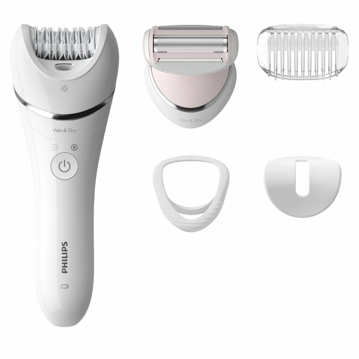 Depiladora Elétrica Philips BRE710/00 Branco 15 V Cabeças x 4