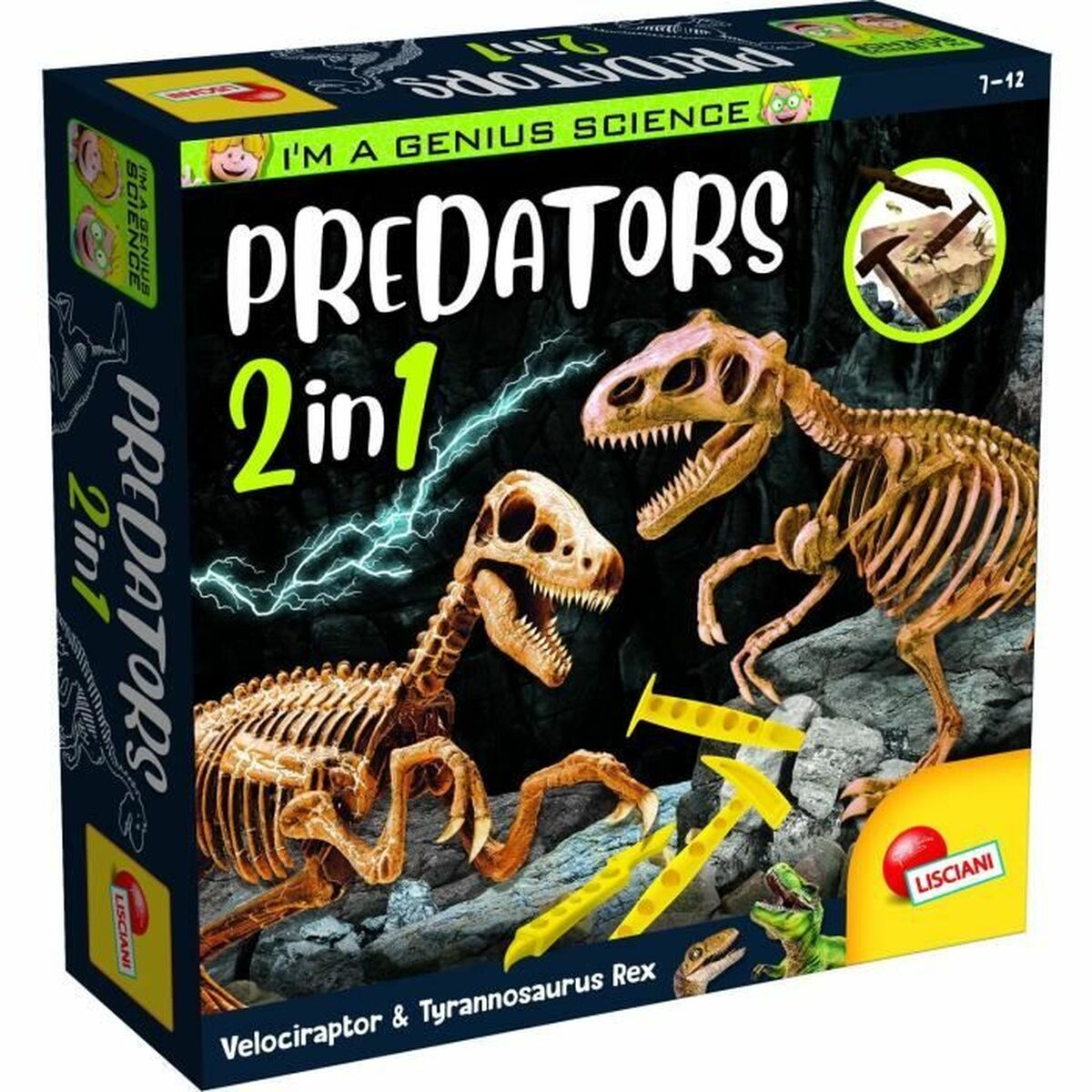 Jogo de Ciência Lisciani Giochi Predators 2 in 1 (FR)