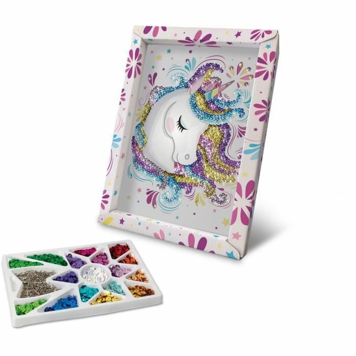Jogo de Trabalhos Manuais Lansay illustration with sequins