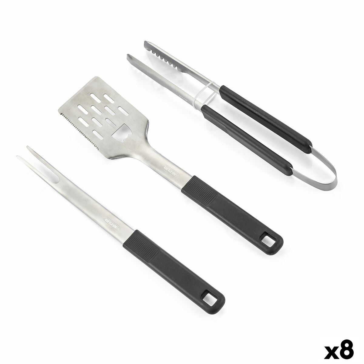 Conjunto de ferramentas para churrasco Algon 3 Peças (8 Unidades)